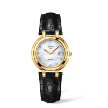 Longines PrimaLuna Automatic 30 Yellow Gold Strap MOP
