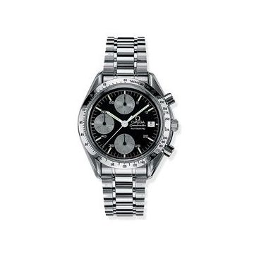 Omega Speedmaster Date 39 Stainless Steel / Black - Silver / Bracelet