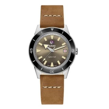 Rado HyperChrome Captain Cook 37 Brown / Calf