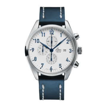 Laco Chronographs Sylt / Stainless Steel / White