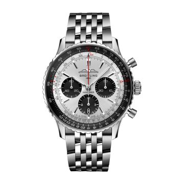 Breitling Navitimer B01 Chronograph 43 Stainless Steel / Silver / Bracelet