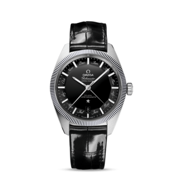 Omega Globemaster Annual Calendar Stainless Steel / Black
