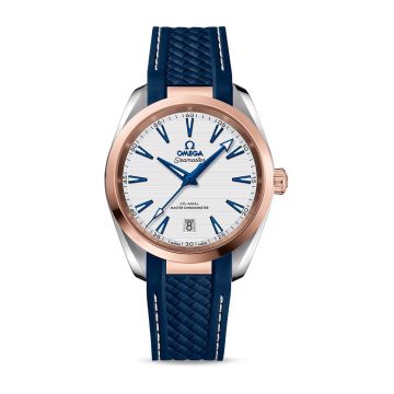 Omega Seamaster Aqua Terra 150M Master Chronometer 38 Stainless Steel / Sedna Gold / Silver / Rubber