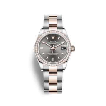 Rolex Datejust 31 Stainless Steel/ Rose Gold / Diamond / Grey / Oyster