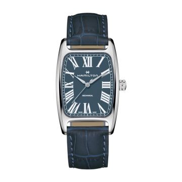 Hamilton Boulton Mechanical Stainless Steel / Blue