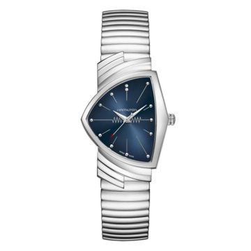 Hamilton Ventura Gents Stainless Steel / Blue Suede Shoes / Bracelet