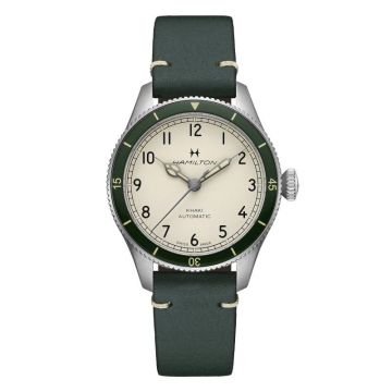 Hamilton Khaki Pilot Pioneer 38 Stainless Steel / White