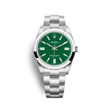 Rolex Oyster Perpetual 41 Stainless Steel / Green