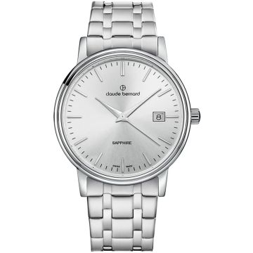 Claude Bernard Classic Gents Date Silvery 42mm