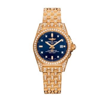 Breitling Galactic 29 Rose Gold / Diamondworks / Horizon Blue Diamond / Bracelet