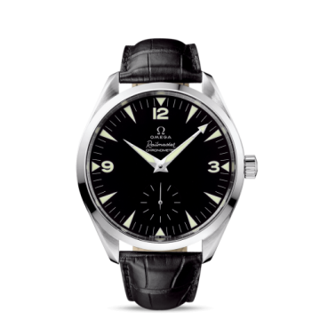 Omega Seamaster Aqua Terra 150M Hand Wound 49.2 Railmaster  White Gold / Brown Alligator