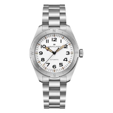 Hamilton Khaki Field Expedition 41 Stainless Steel / White / Bracelet