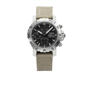 Kobold Phantom Chronograph Night Stalkers Edition Stainless Steel / Black