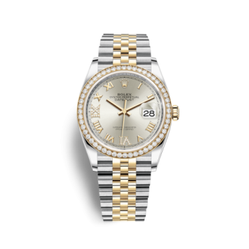 Rolex Datejust 36 Stainless Steel / Yellow Gold / Diamond / Silver Roman Diamond / Jubilee