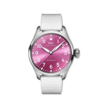 IWC Schaffhausen Big Pilot 43 Stainless Steel / Pink Dial Project