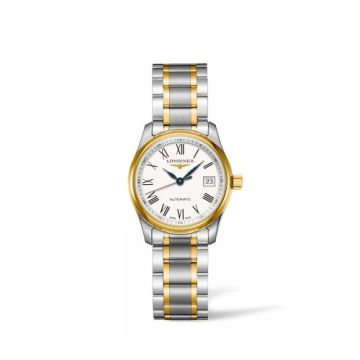 Longines Master Collection 29 Two Tone / White Roman