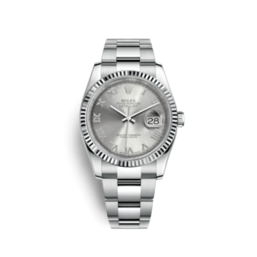 Rolex Datejust 36 Stainless Steel Fluted / Oyster / Rhodium Roman