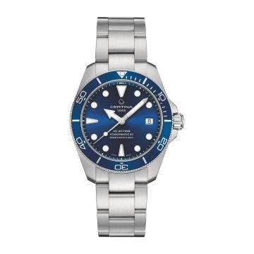 Certina DS Action Diver 38 Powermatic 80 Stainless Steel / Blue