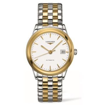 Longines Flagship 38.5 Two Tone / White