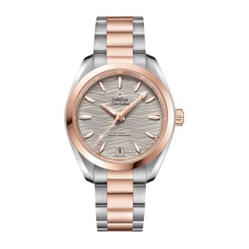 Omega Seamaster Aqua Terra 150M Master Chronometer 34 Stainless Steel / Sedna Gold / Grey-Waves / Bracelet
