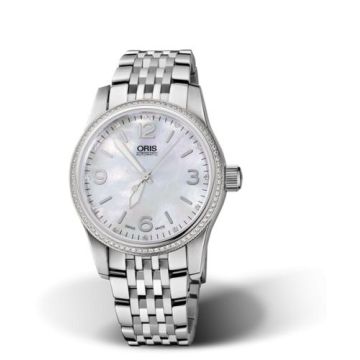 Oris Big Crown Diamonds 38 Stainless Steel - Diamond / MOP / Bracelet