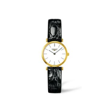 Longines La Grande Classique Quartz 24 Yellow Leather Stick
