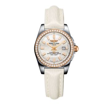Breitling Galactic 29 Stainless Steel / Rose Gold / Diamond / Pearl / Sahara