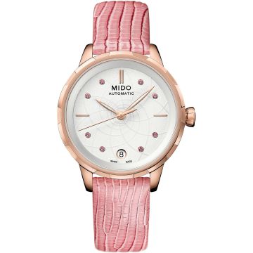 Mido Rainflower Origin Rose Gold / White - Sapphire