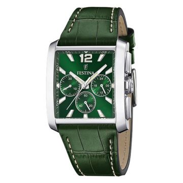 Festina Timeless Chronograph Cuir Vert