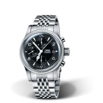 Oris Big Crown Chronograph Stainless Steel / Black / Bracelet