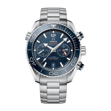 Omega Seamaster Planet Ocean 600M Co-Axial 45.5 Master Chronometer Chronograph Stainless Steel / Blue / Bracelet