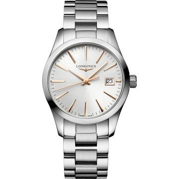 Longines Conquest Classic Quartz 34 Stainless Steel / Blue