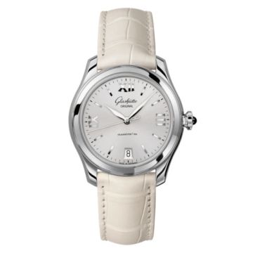 Glashütte Original Lady Serenade Stainless Steel / Silver / Alligator - Pin