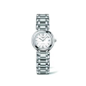 Longines PrimaLuna Automatic 26.5 Stainless Steel / White / Bracelet