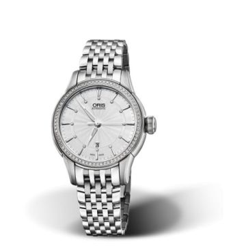 Oris Artelier Date Diamonds 31 Stainless Steel - Diamond / Silver / Bracelet