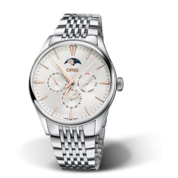 Oris Artelier Complication 40 Stainless Steel / Silver / Bracelet