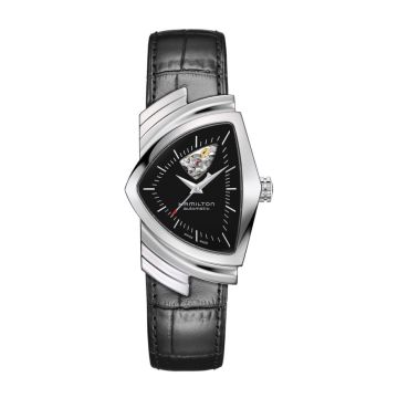 Hamilton Ventura Open Heart Auto Stainless Steel / Black