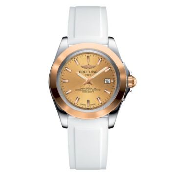 Breitling Galactic 32 Sleek Edition Stainless Steel / Rose Gold / Golden Sun / Rubber