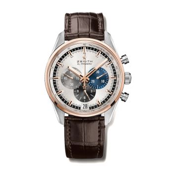 Zenith El Primero Chronomaster 42 Stainless Steel / Rose Gold / Silver / Alligator