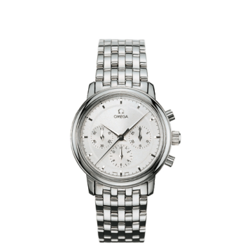 Omega De Ville Prestige Hand Wound 36.1 Chronograph Stainless Steel / Silver / Bracelet