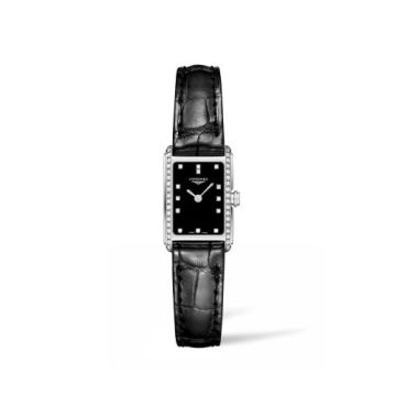 Longines DolceVita 17.4 Quartz Stainless Steel / Diamond / Black