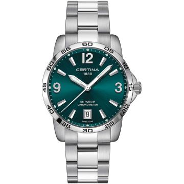 Certina DS Podium 40 Stainless Steel / Green / Bracelet