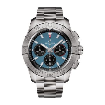 Breitling Avenger B01 Chronograph 44 Stainless Steel / Blue / Bracelet