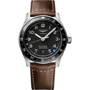 Longines Spirit Zulu Time 42 Black / Strap