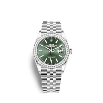 Rolex Datejust 36 Stainless Steel - Diamond / Green / Jubilee