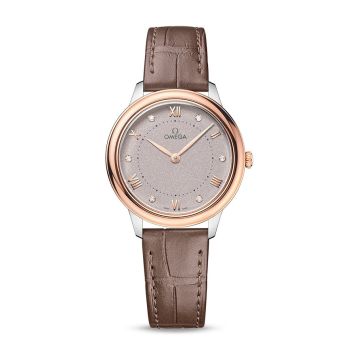 Omega De Ville Quartz 30 Stainless Steel - Sedna Gold / Grey