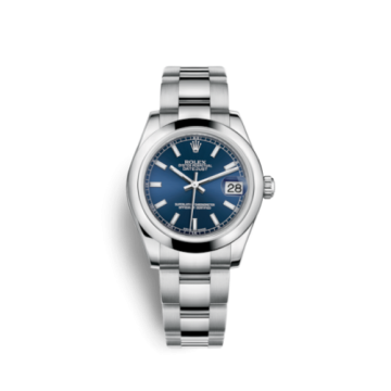 Rolex Datejust 31 Stainless Steel Domed / Oyster / Blue