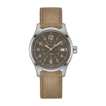 Hamilton Khaki Field Auto 40 Stainless Steel / Brown