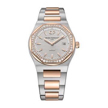 Girard-Perregaux Laureato 34 Quartz Stainless Steel / Pink Gold / Diamond / Silver