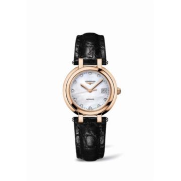 Longines PrimaLuna Automatic 30 Pink Gold Leather MOP